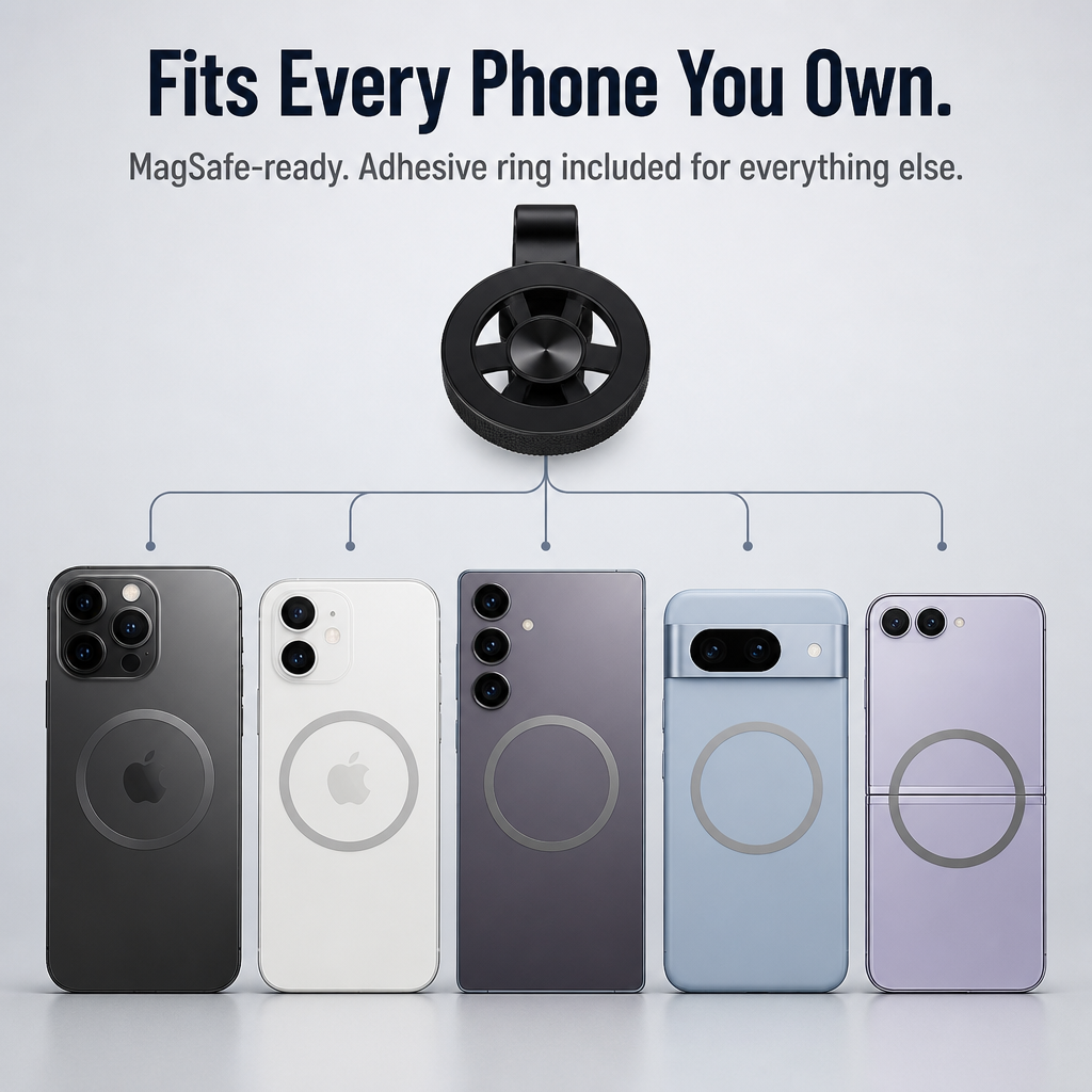 SnapStudio™ — Snap Your Phone In, Pop Four Legs Out, Hit Record