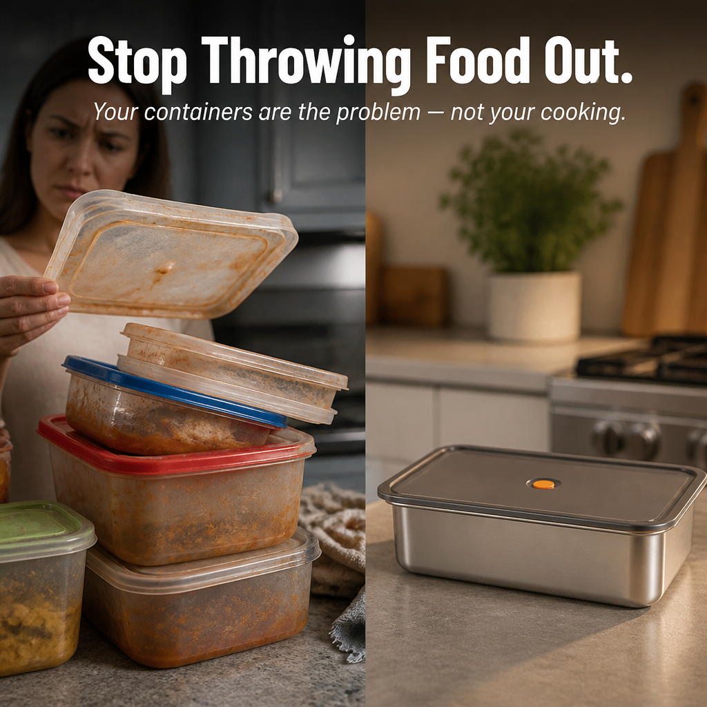 SealedPure™ — Lock In Freshness 5x Longer with Restaurant-Grade Steel