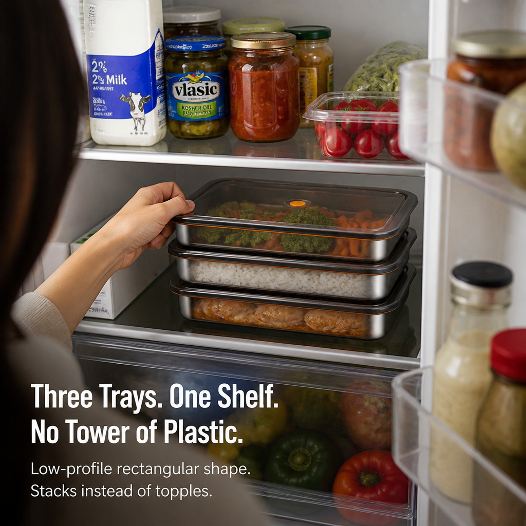 SealedPure™ — Lock In Freshness 5x Longer with Restaurant-Grade Steel