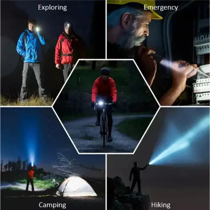 Powerful Tactical Flashlight with LED Technology
