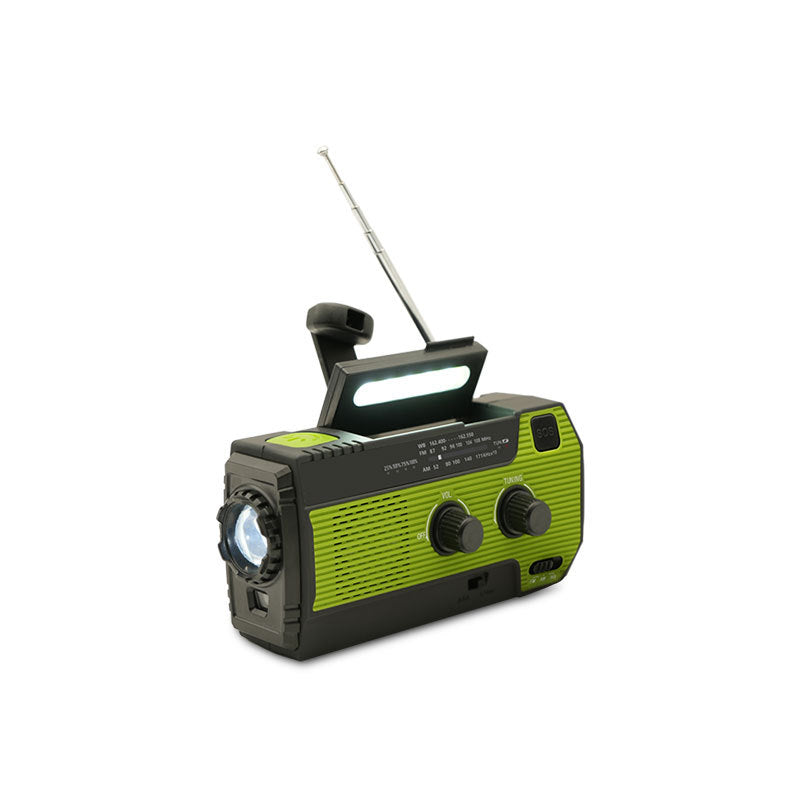 Portable Emergency Radio with Solar Power – Multi-Function Safety Device for Outdoor Use, Travel, and Power Interruptions