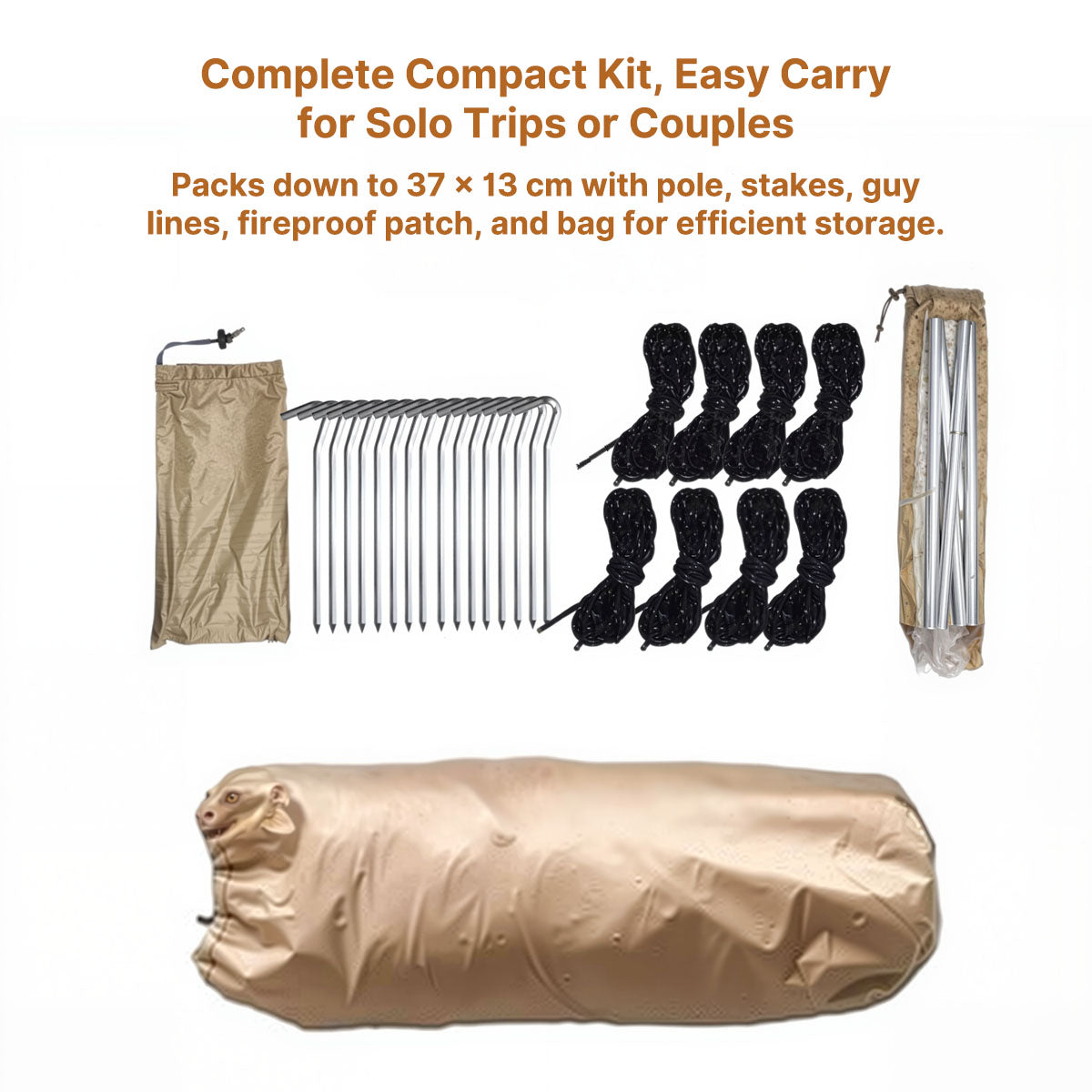 All-Season Lightweight Tent for 1-3 People