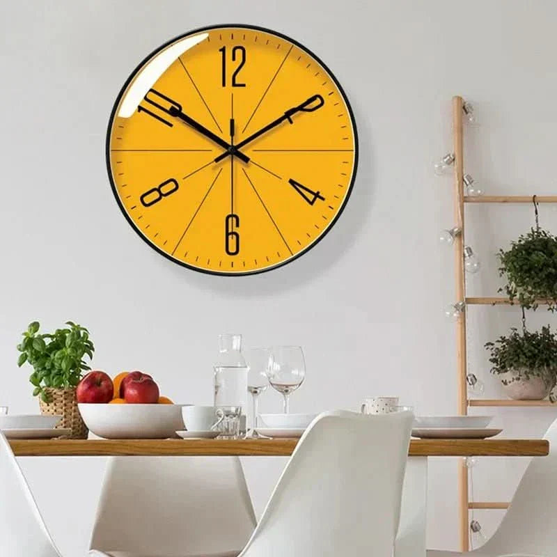 Minimalist Design Wall Clock for Quiet Environments
