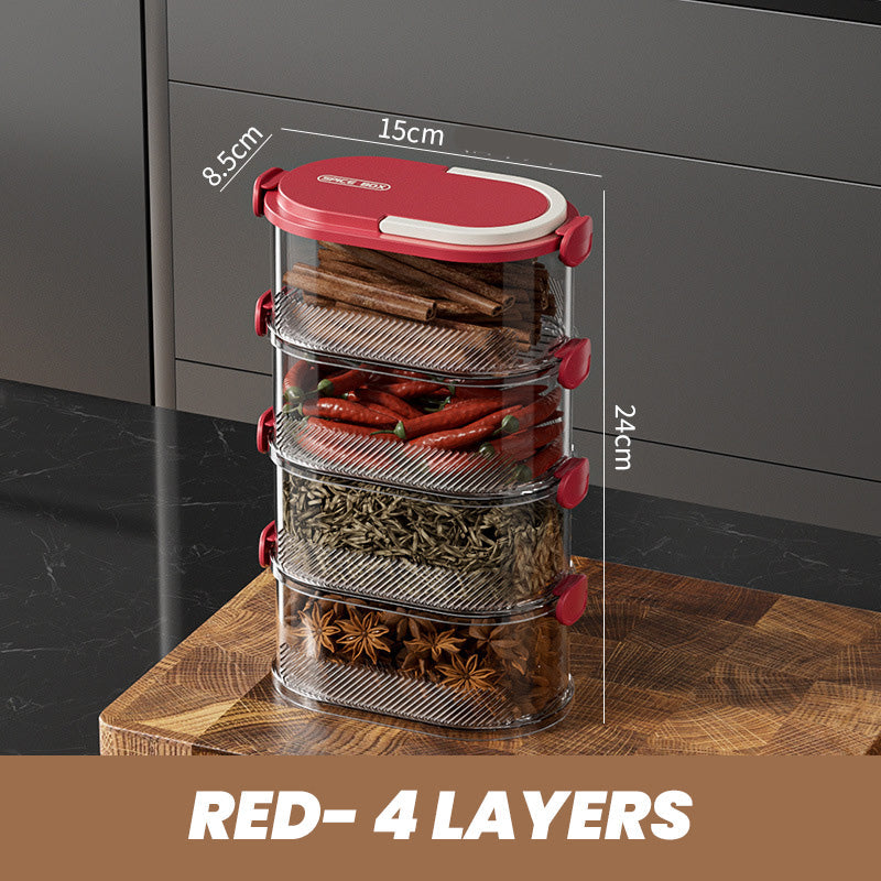 Spice Organizer for Freshness and Order in Your Kitchen