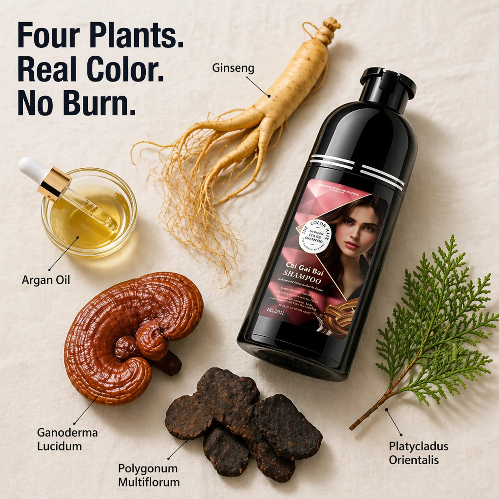 HerbLuxe™ — Wash Gray Away & Revive Color in Just 15 Minutes