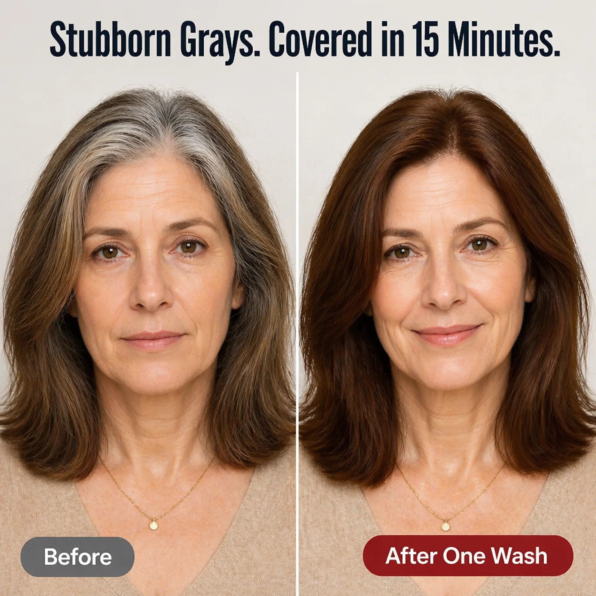 HerbLuxe™ — Wash Gray Away & Revive Color in Just 15 Minutes