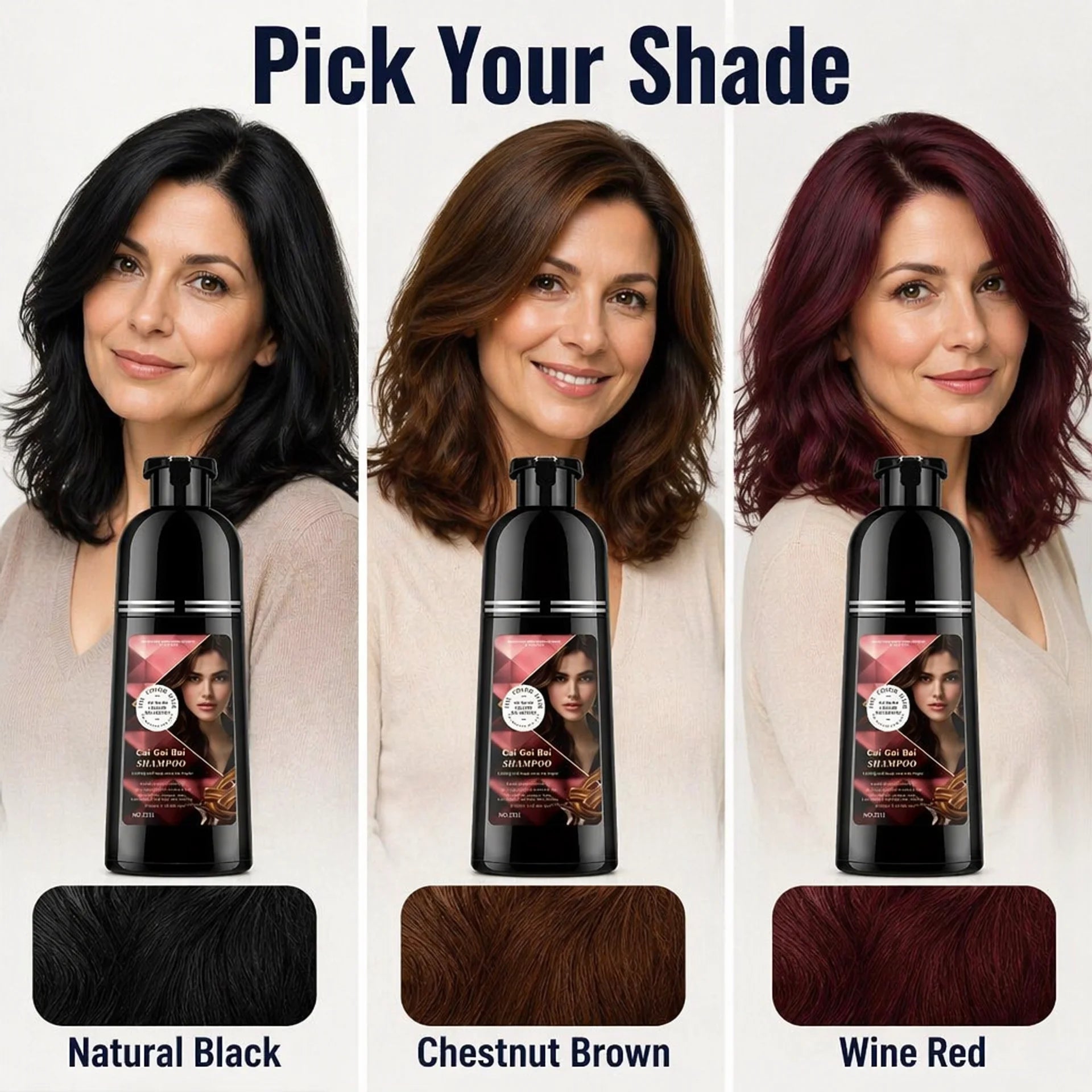 HerbLuxe™ — Wash Gray Away & Revive Color in Just 15 Minutes