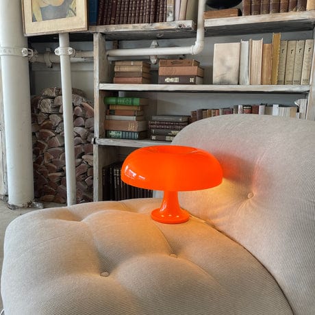 Nordic table lamp in the shape of a mushroom