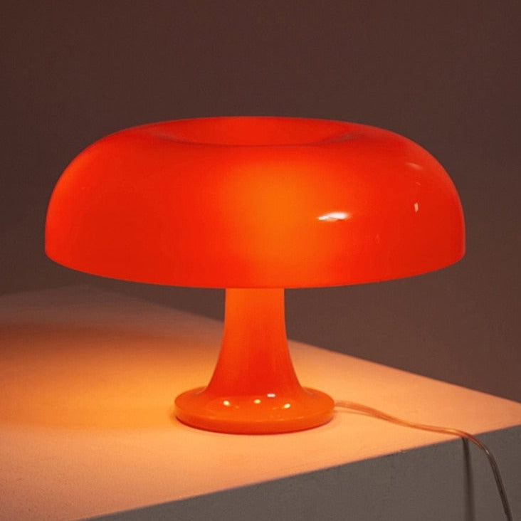 Nordic table lamp in the shape of a mushroom