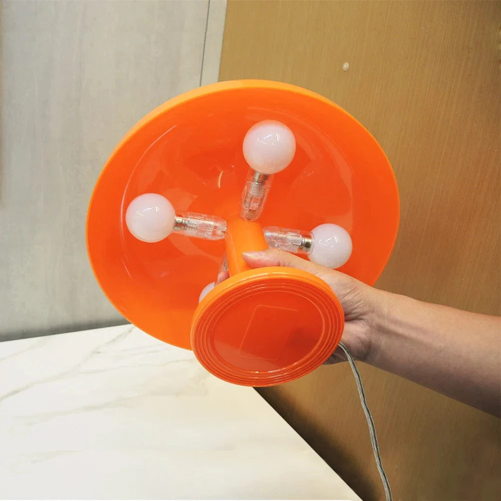 Nordic table lamp in the shape of a mushroom