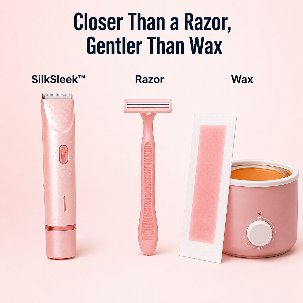SilkSleek™ — Shave Strawberry Legs & Razor Bumps Smooth, Anywhere, in Minutes