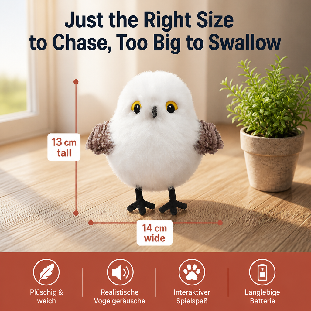 WhiskerWing™ — Spark Your Indoor Cat's Hunting Instinct With Real Flutter & Chirp Play