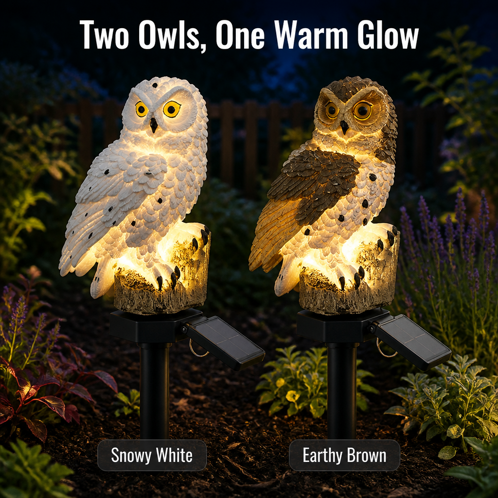 SolarHoot™ — Light Up Your Garden With a Warm, Magical Owl Glow
