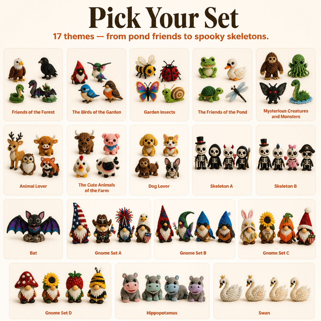 LumaBead™ — Unleash Calm Creativity and Craft Sparkling 3D Animal Wonders