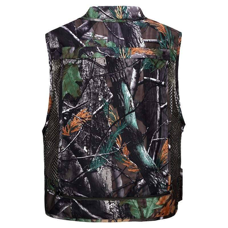 Fishing and Hunting Vest with Multiple Pockets for Outdoor Use