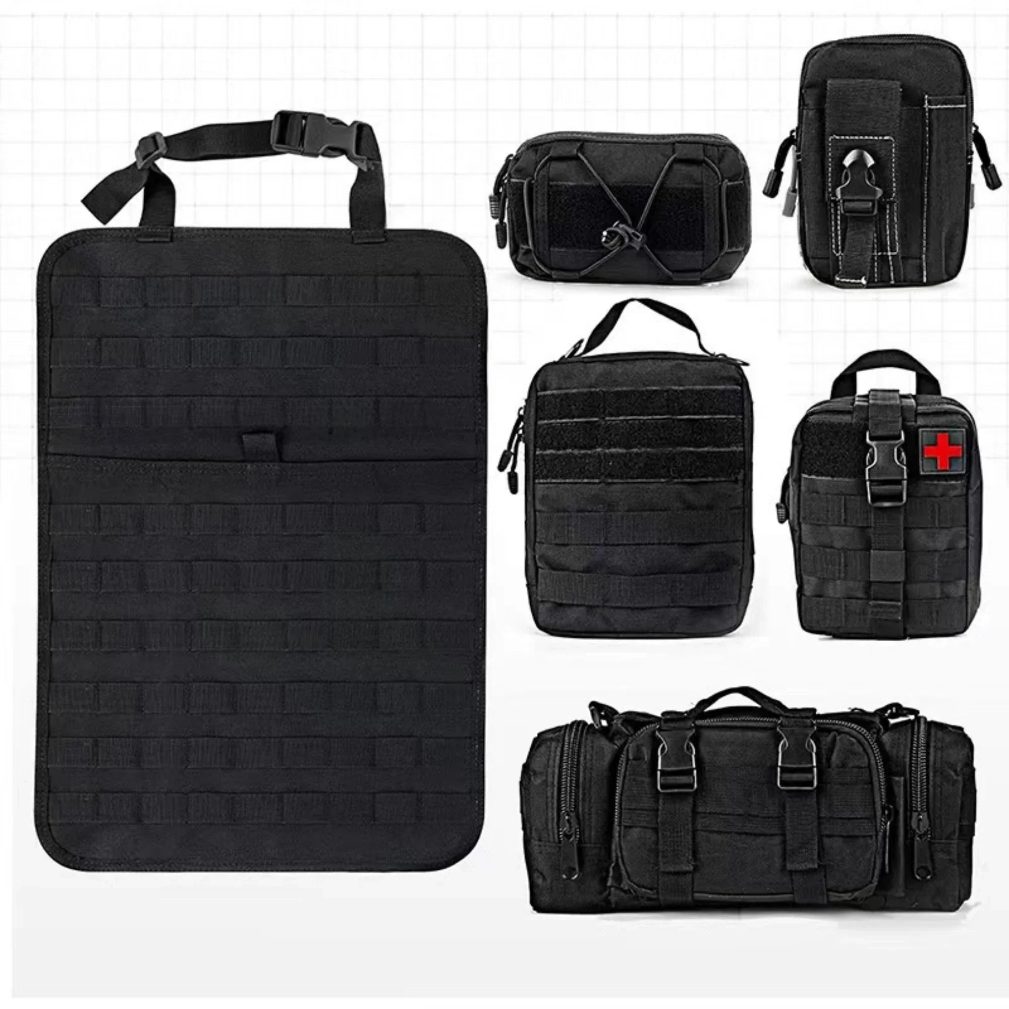 Molle Organizer Bag for Vehicle Backseat – Tactical Storage Solution