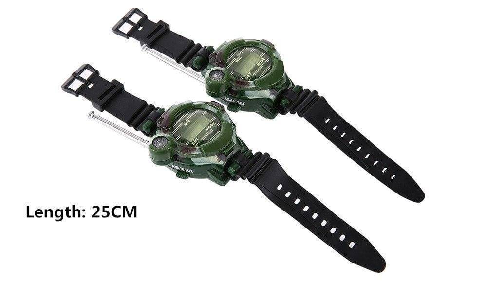 7-in-1 Survival Watch with Walkie Talkie for Kids - Camouflage Design