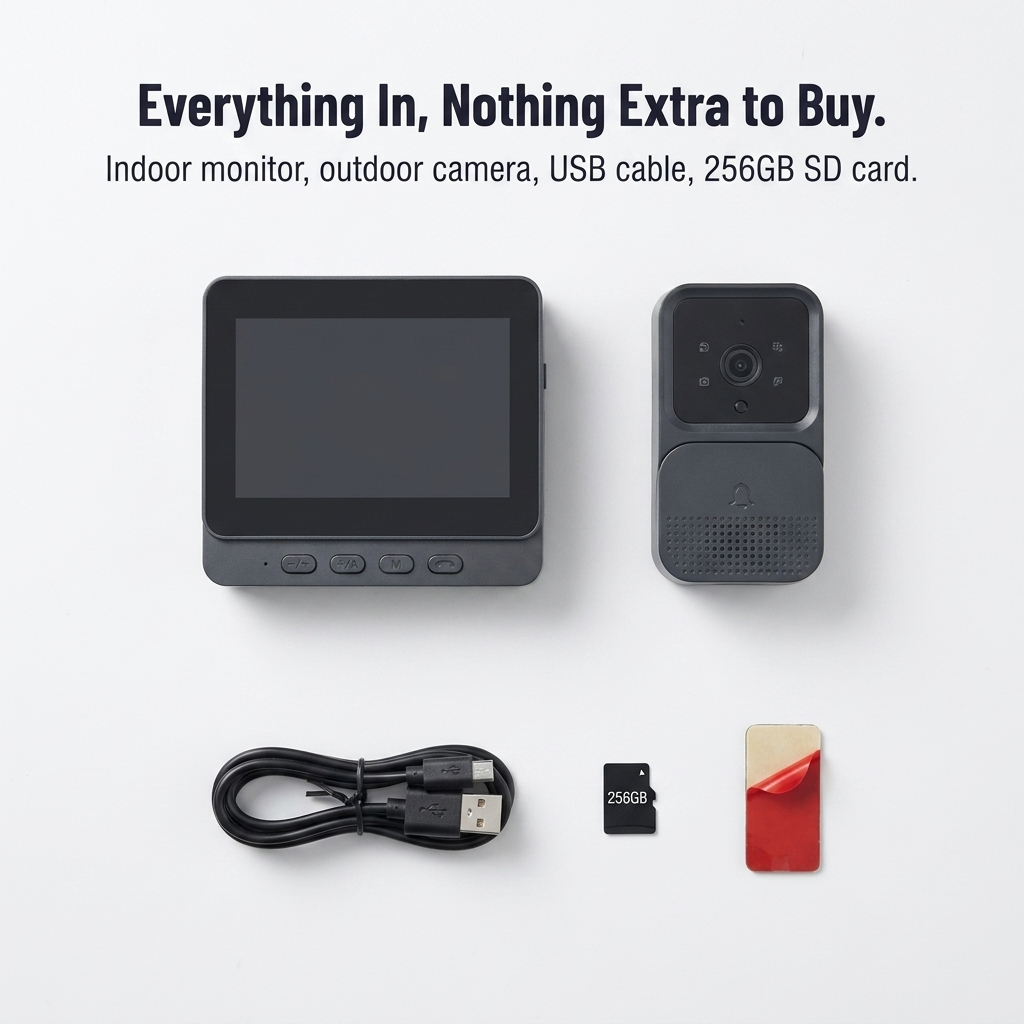 SecureSight™ — See and Talk to Visitors Without WiFi or Monthly Fees