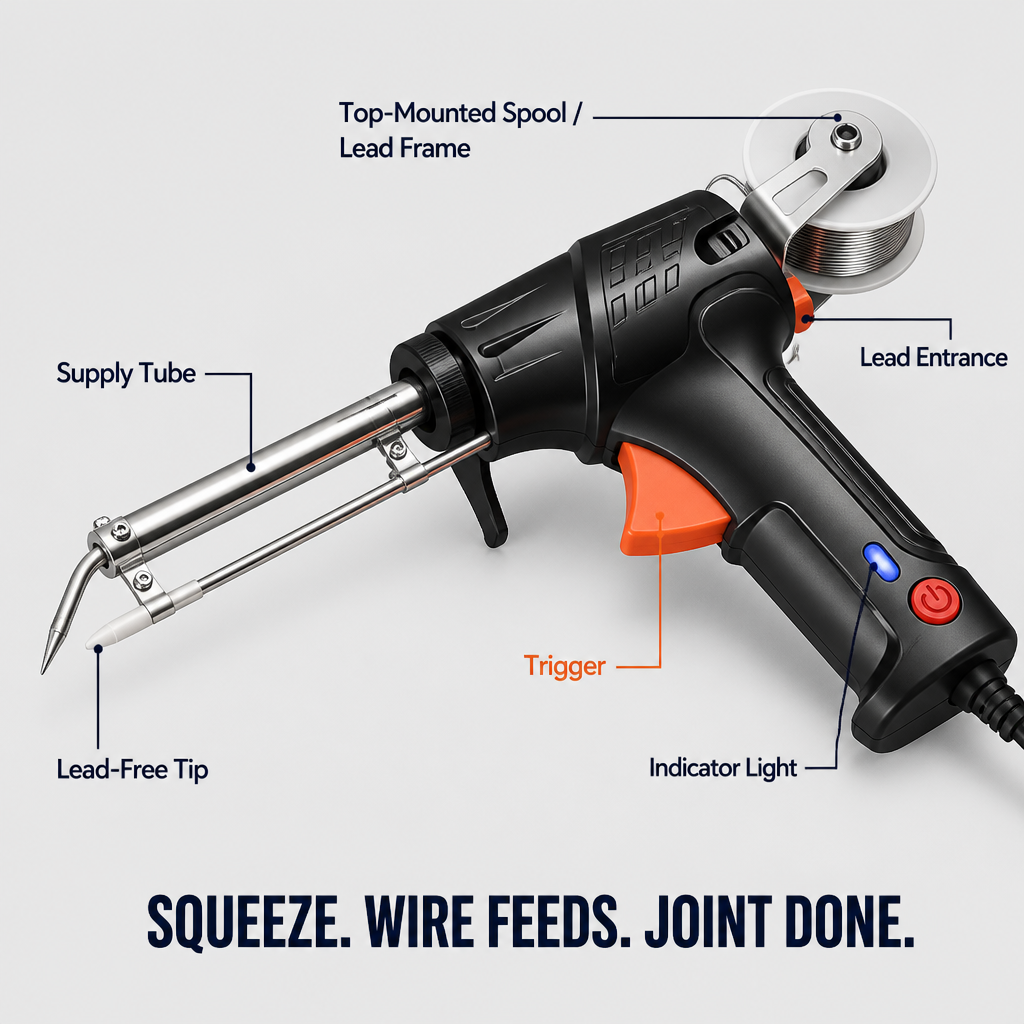 ArcEase™ — Pull the Trigger, Lay Shiny Joints, Free Your Other Hand