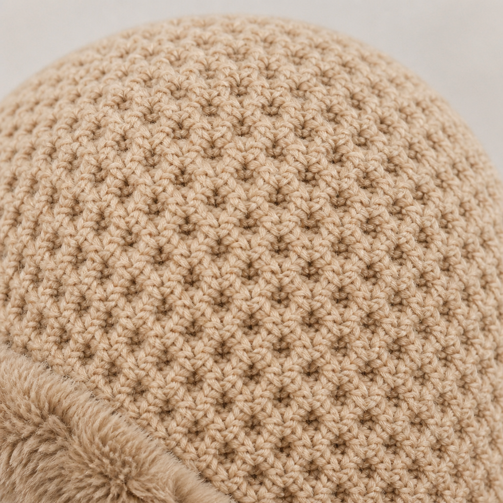 ChillGuard™ – Plush-Lined Hooded Scarf with Drawstring Fit