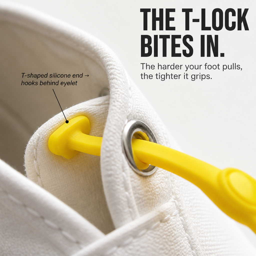 RamoraLace™ — Tie Once and Turn Any Sneaker Into a Slip-On for Life