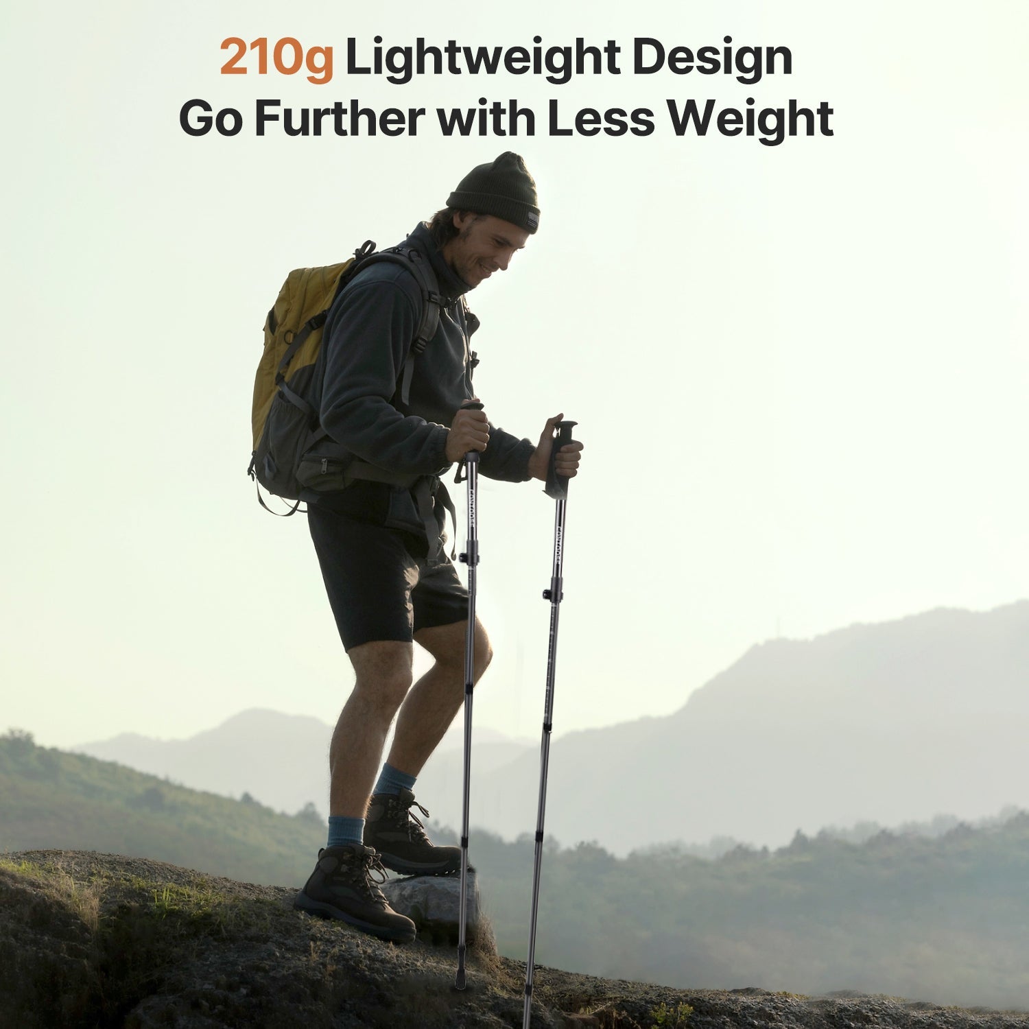 Trekking Pole Made of Carbon Fiber