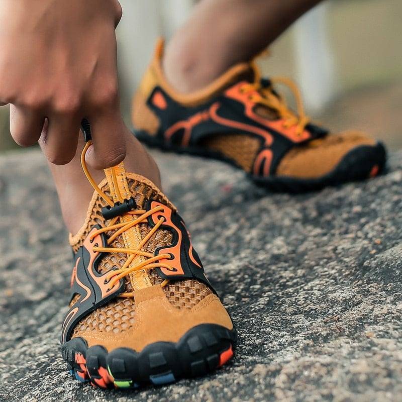 Men's Hiking Boots - Lightweight, Waterproof Design with Improved Grip