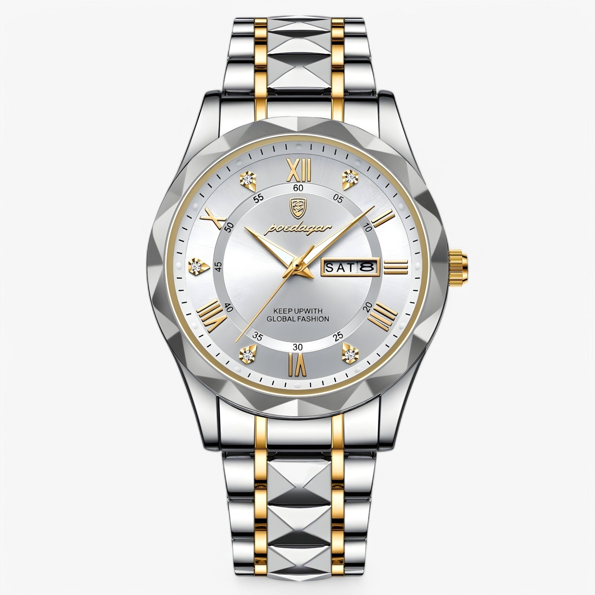 Men's Automatic Watch with Classic Leather Strap - 40mm