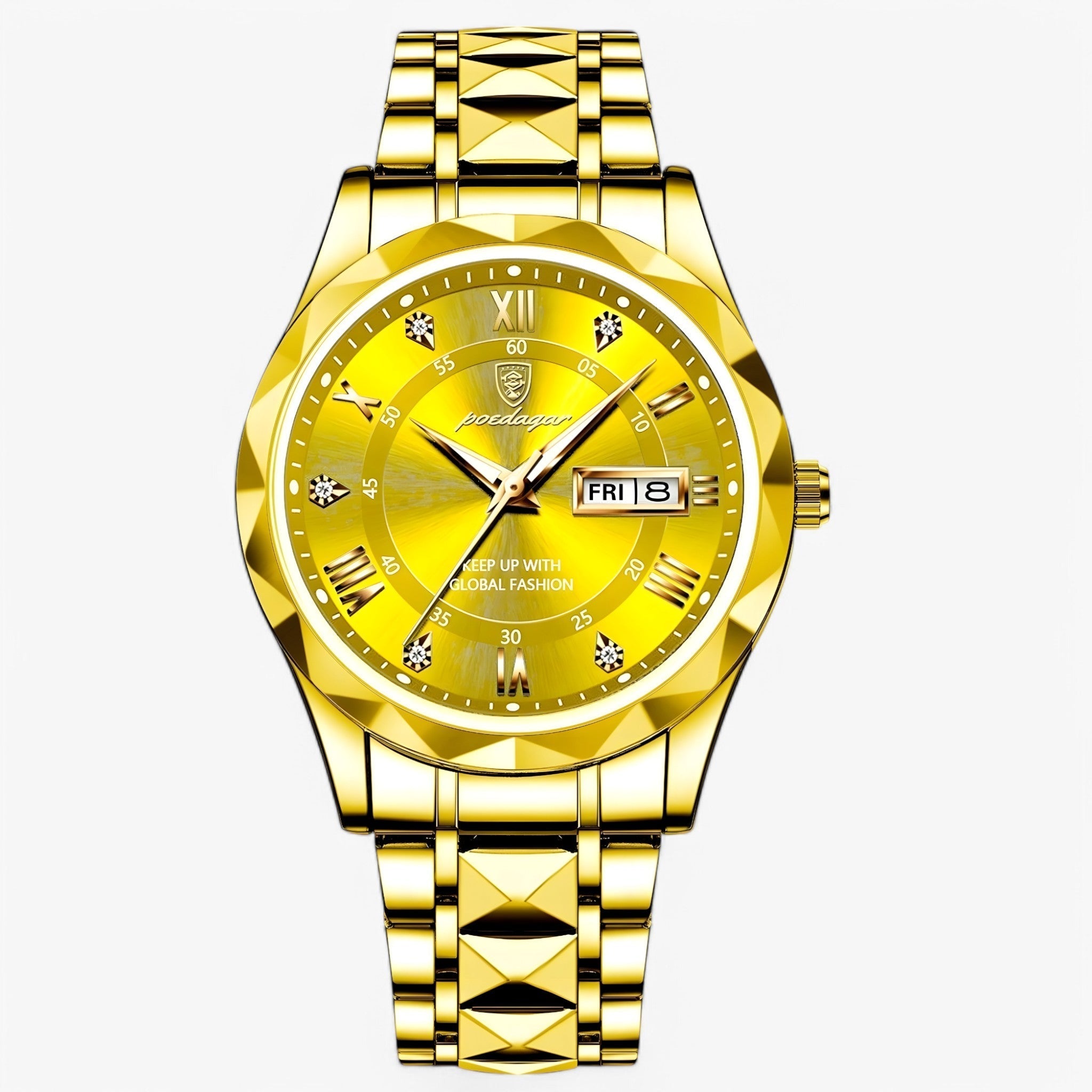 Men's Automatic Watch with Classic Leather Strap - 40mm