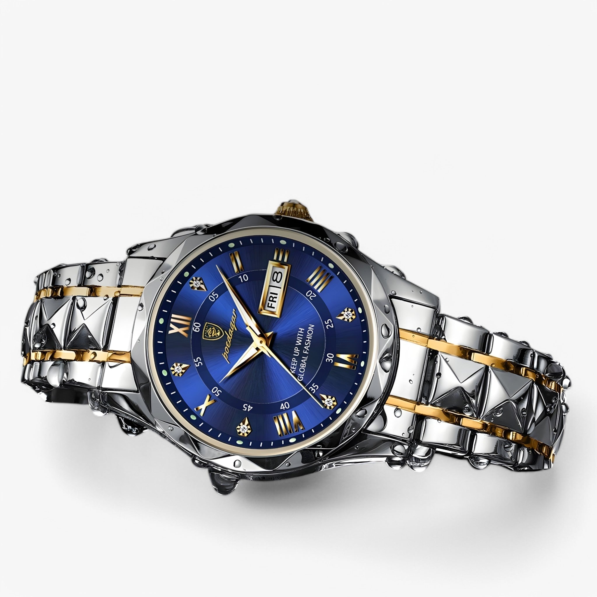 Men's Automatic Watch with Classic Leather Strap - 40mm