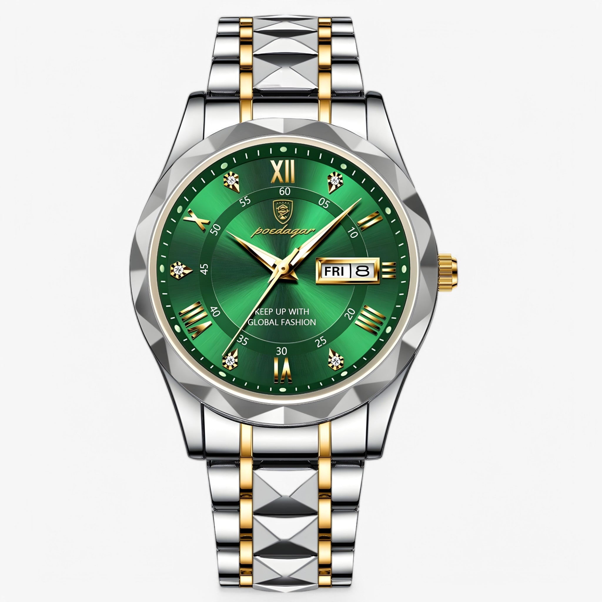 Men's Automatic Watch with Classic Leather Strap - 40mm