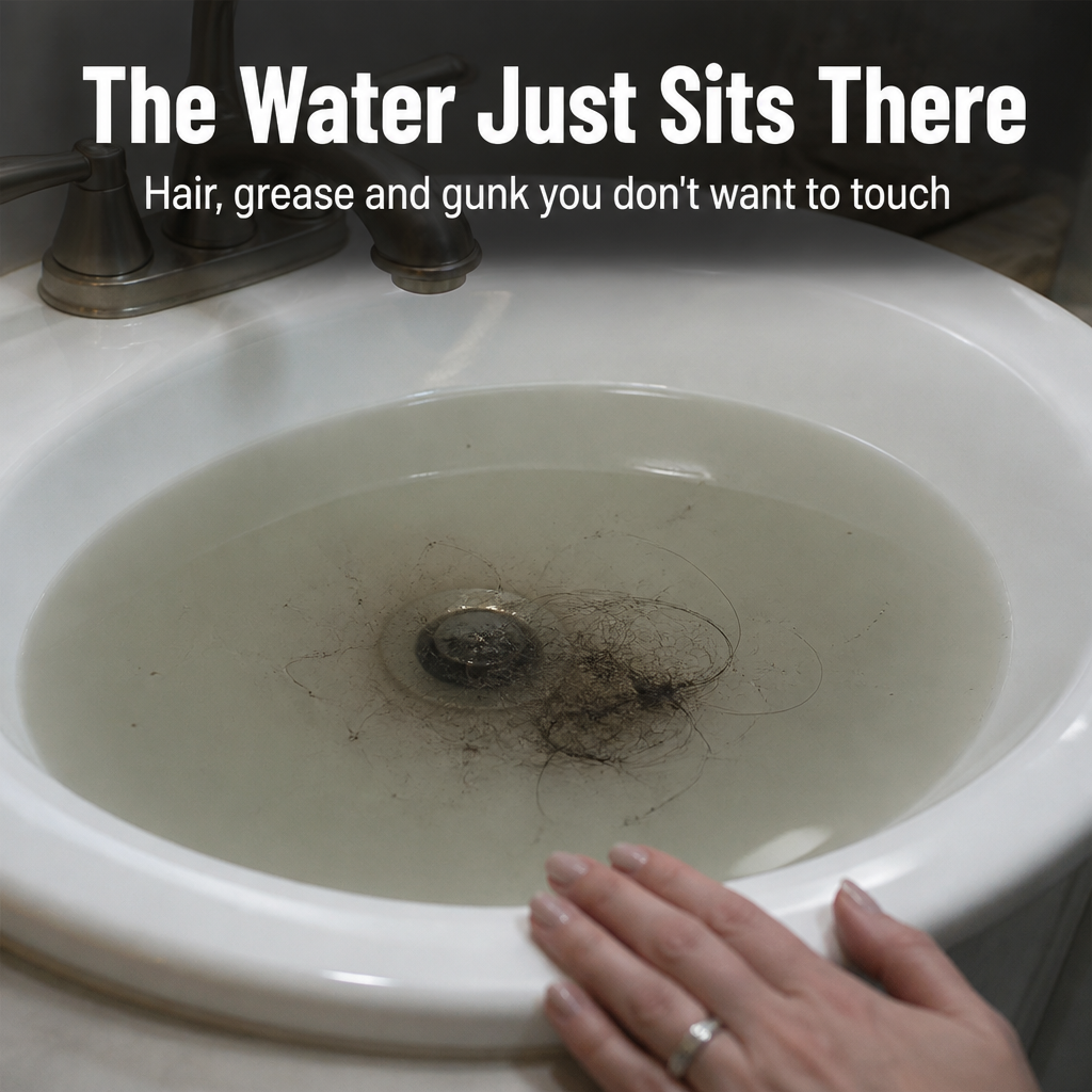 PipePulse™ — Dissolve Hair, Grease & Gunk and Reopen Slow Drains in 20 Minutes