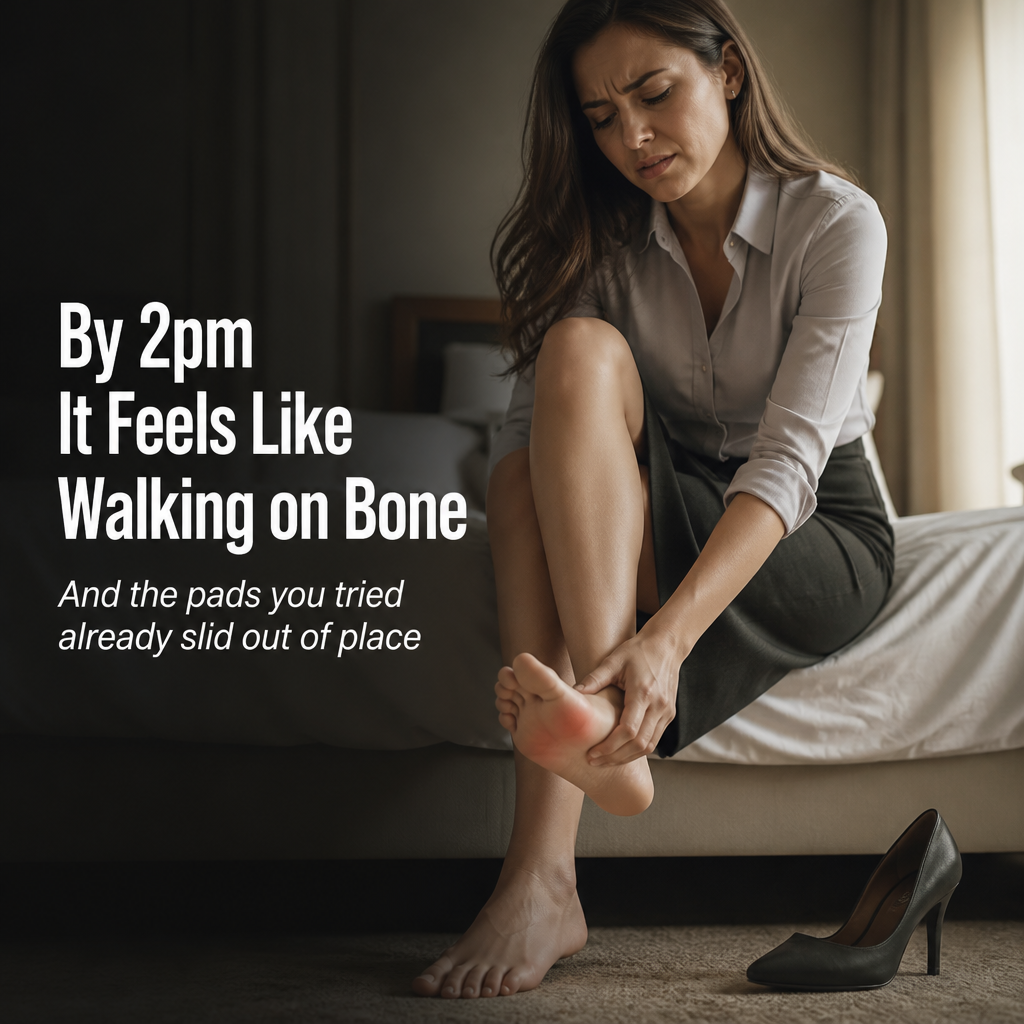 SolaceStep™ — Cushion the Ball of Your Foot and Stop the Burning in Heels