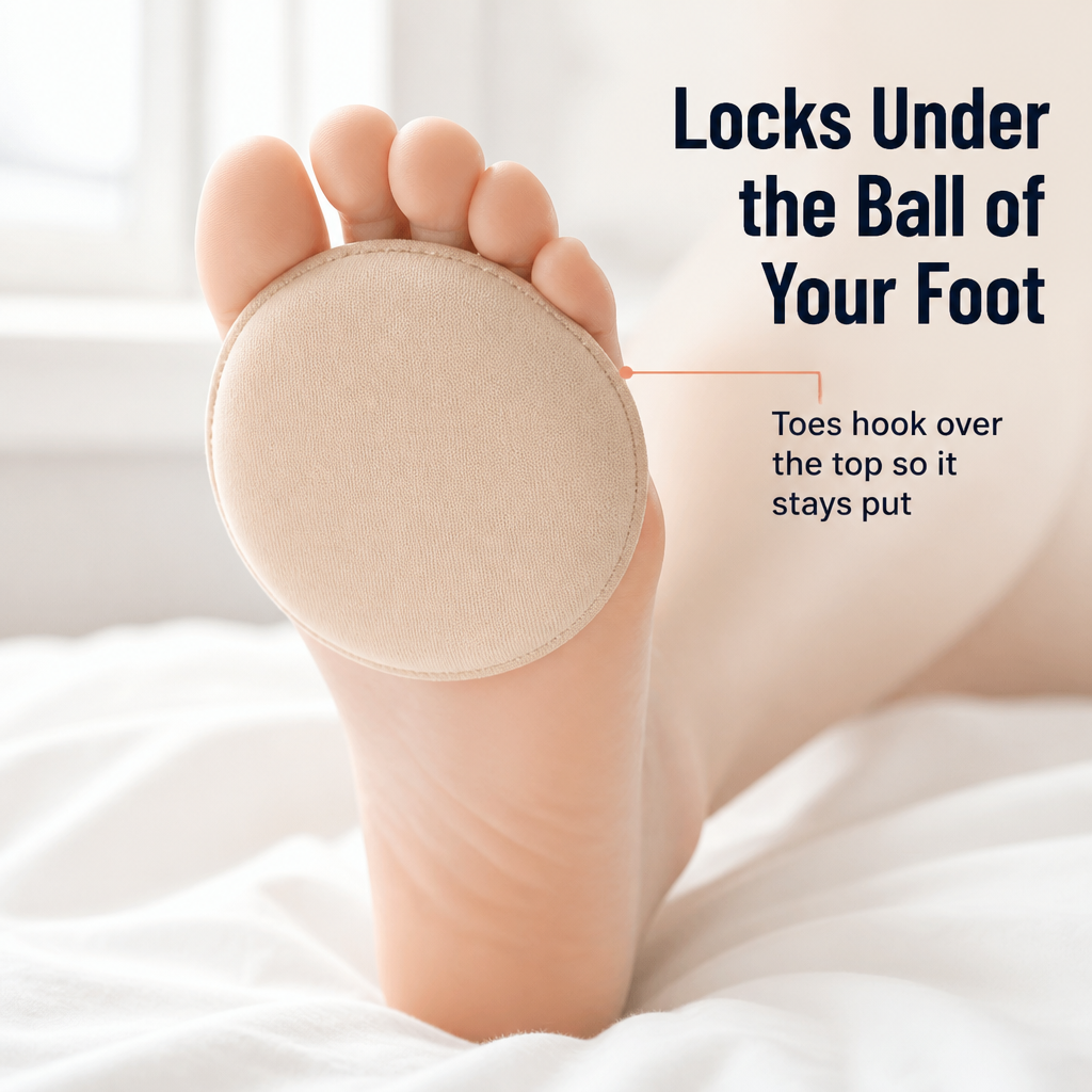 SolaceStep™ — Cushion the Ball of Your Foot and Stop the Burning in Heels