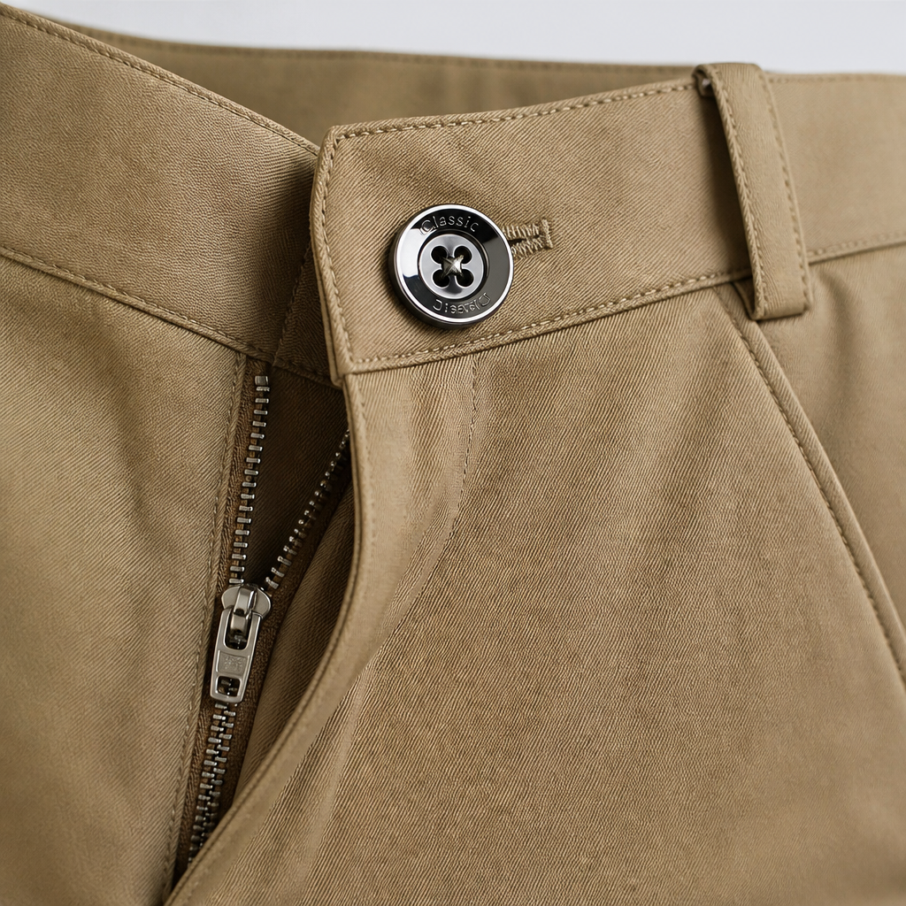 VeroStride™ – Four-Way Stretch Classic Straight-Leg Pants