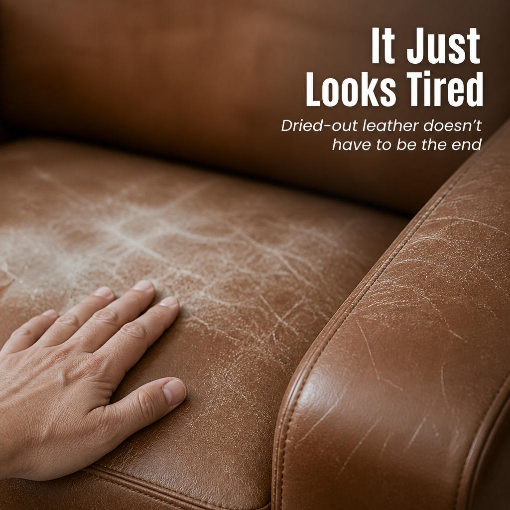 RevivaLeather™ — Bring Tired, Faded Leather Back to Rich, Touchable Life Without the Grease