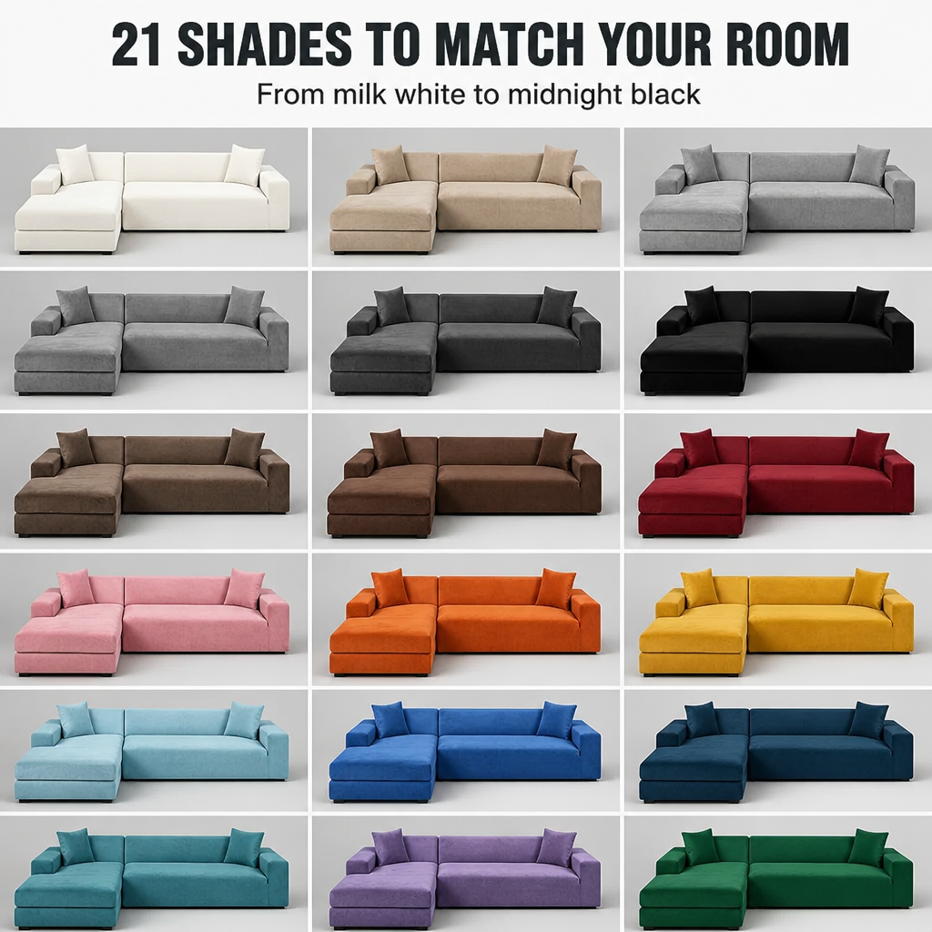 VelvetShield™ — Cover Stains, Claw Marks & Worn Cushions to Make Your Couch Look New