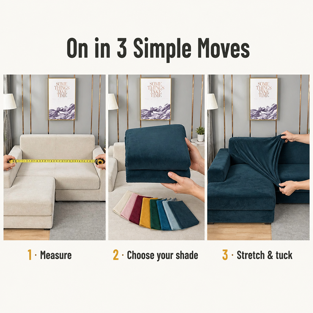 VelvetShield™ — Cover Stains, Claw Marks & Worn Cushions to Make Your Couch Look New