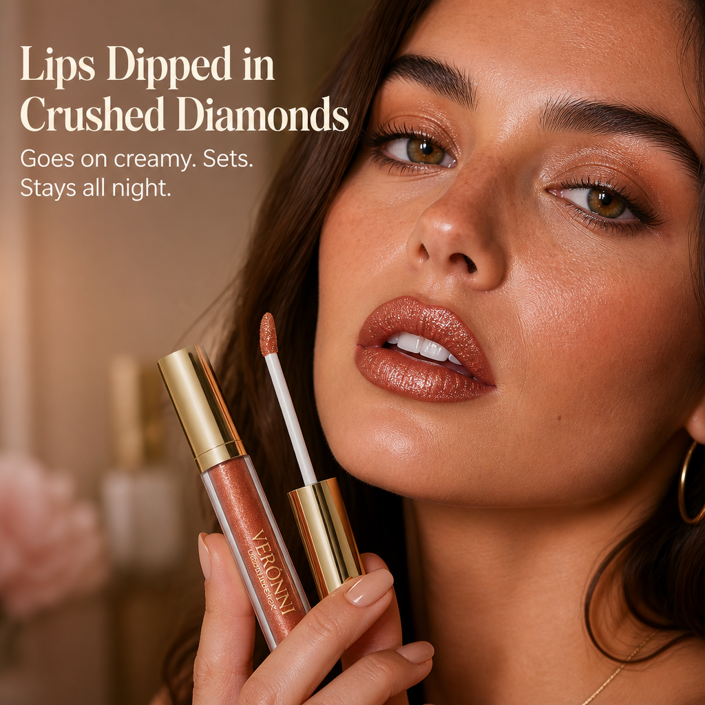 LumiLuxe™ — Coat Your Lips in Crushed-Diamond Color That Survives the Whole Night