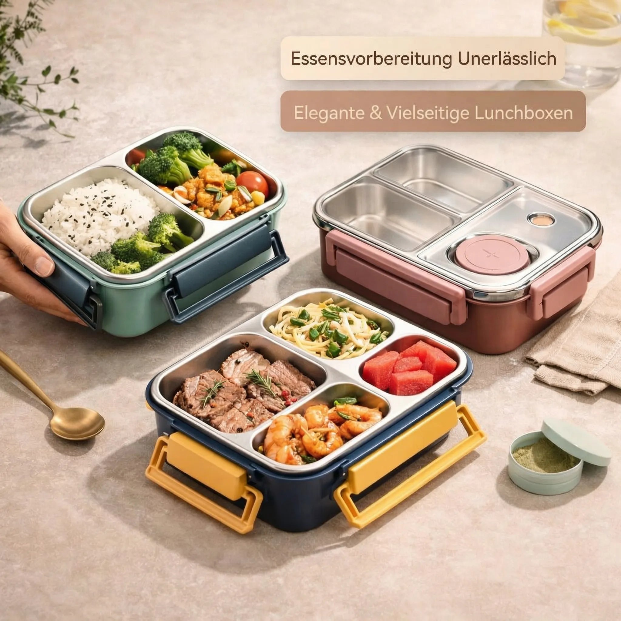 Stainless Steel Compartment Lunch Box
