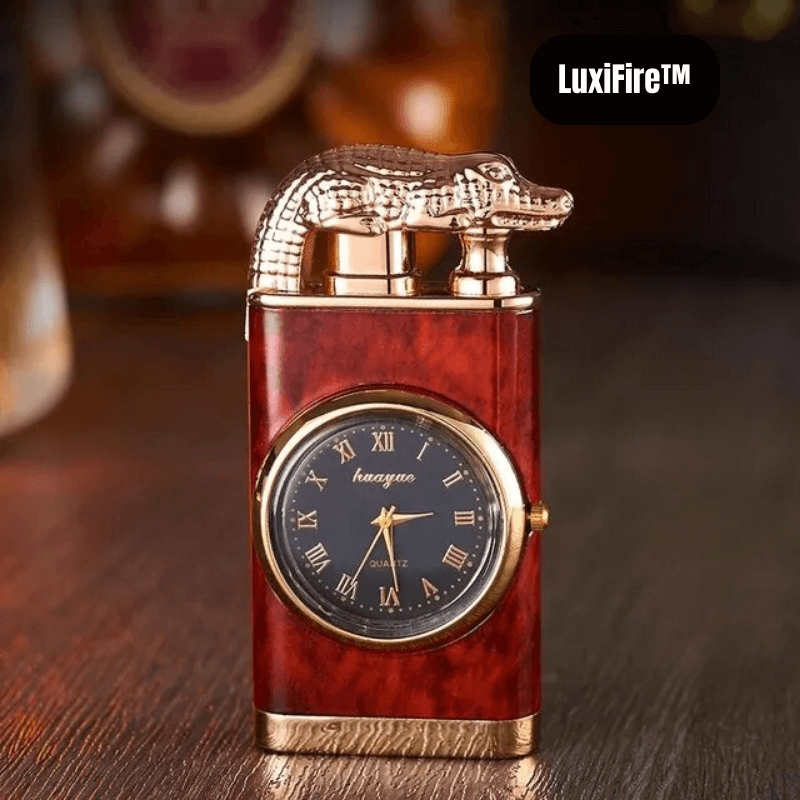 PyraLux™ Croc Flame — Ignite Your Legacy with Time and Power in Hand