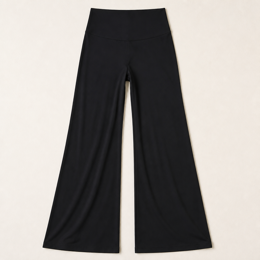 VestaLoom™ – Buttery-Soft High-Waist Wide-Leg Flare Yoga Pants