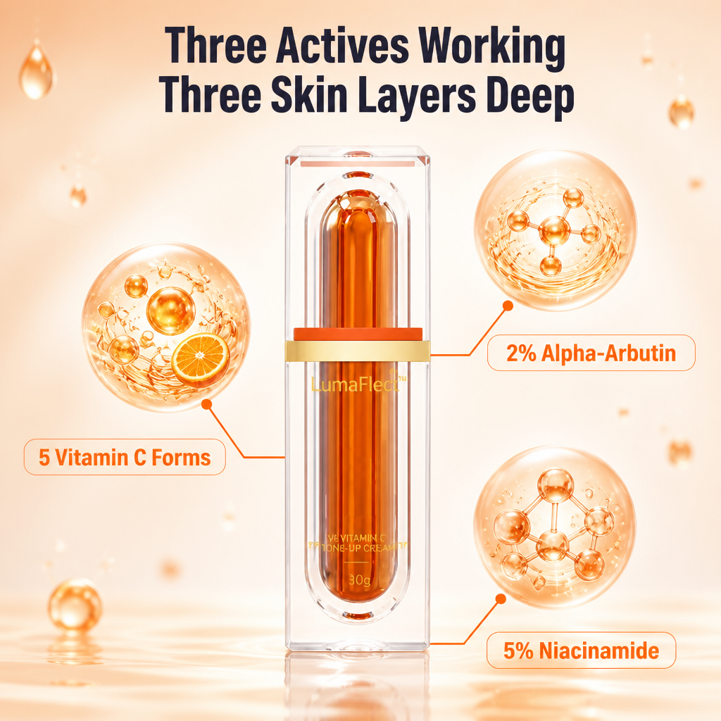 LumaFlect™ — Replace Your Foundation, Concealer & Primer in One Vitamin C Swipe