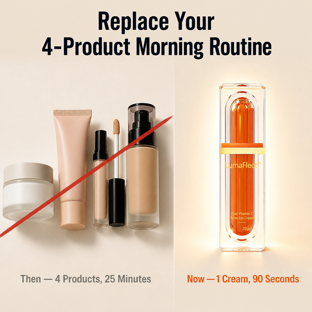 LumaFlect™ — Replace Your Foundation, Concealer & Primer in One Vitamin C Swipe