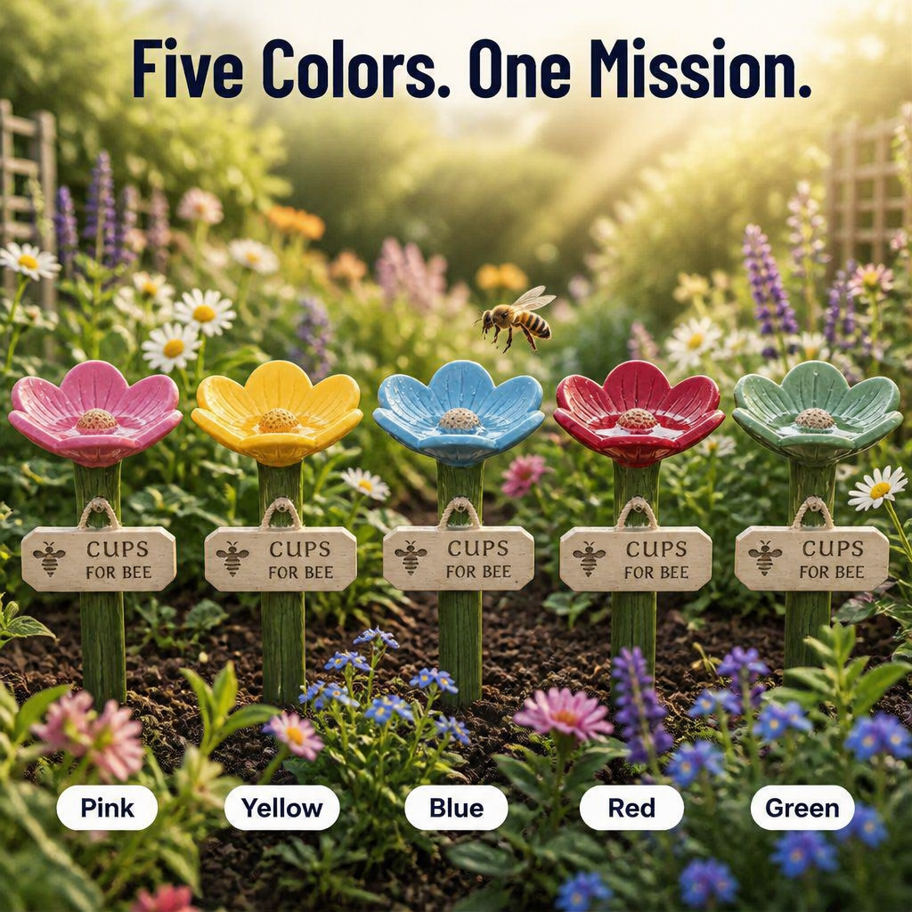 BloomNest™ — Save Thirsty Bees with the Prettiest Flower in Your Garden