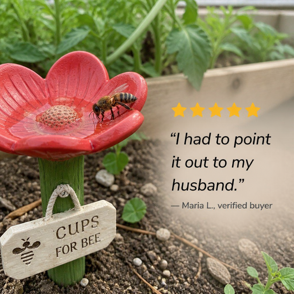 BloomNest™ — Save Thirsty Bees with the Prettiest Flower in Your Garden