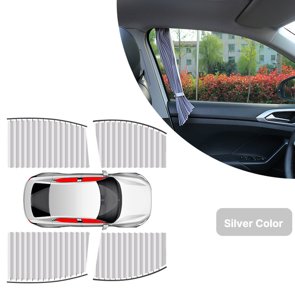 Blackout Sunshade Curtains for Car Windows with Magnetic Design