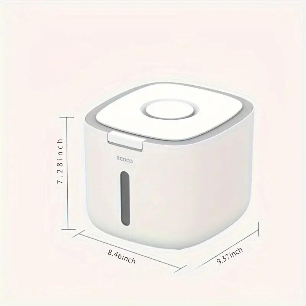 Dog Food Storage Container for Home Organization and Management