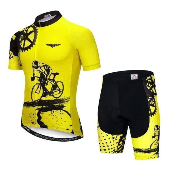 Cycling Jersey and Shorts Set for Men - Aero Pro Style