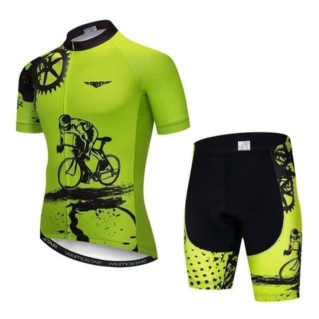 Cycling Jersey and Shorts Set for Men - Aero Pro Style